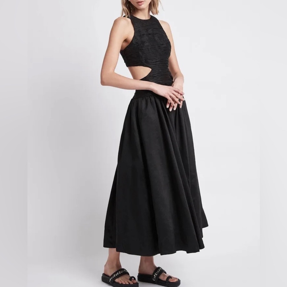 Aje Cut-Out Midi Dress - SIZE 0/2